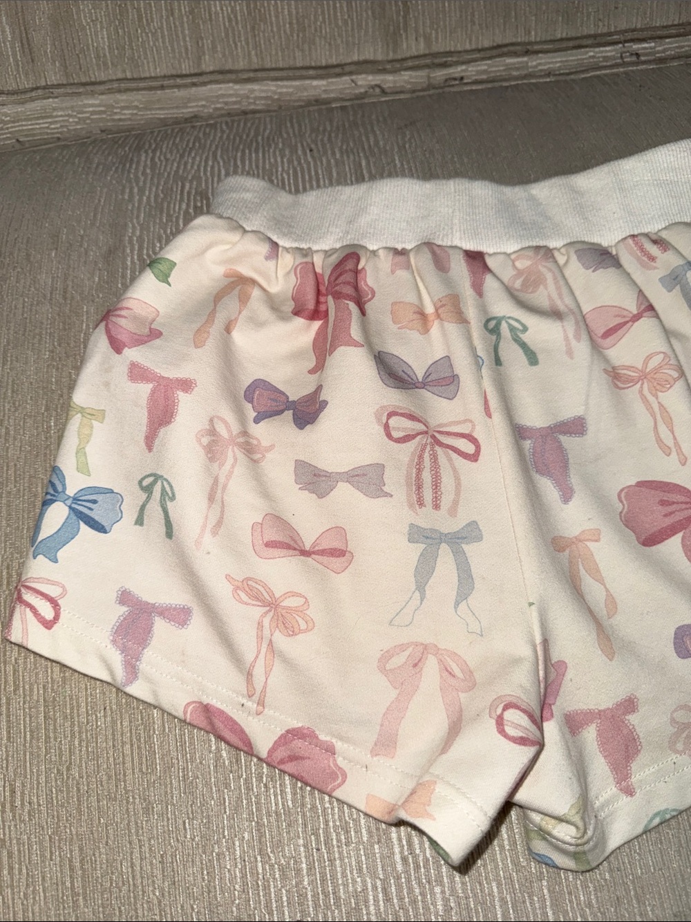 Lola and the Boys White Bow Print Pajama Set - Pink & Pastel Bows size 14 - Picture 10 of 17